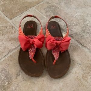 Women’s Material Girl Bow Sandals